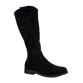 Step in style Model S.Barski HY66-139 Crne čizme - Zakoračite sa stilom crno