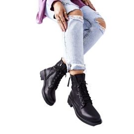 Step in style Radničke čizme Model Maisa 21BT35-4226 Zelene - Zakoračite sa stilom crna