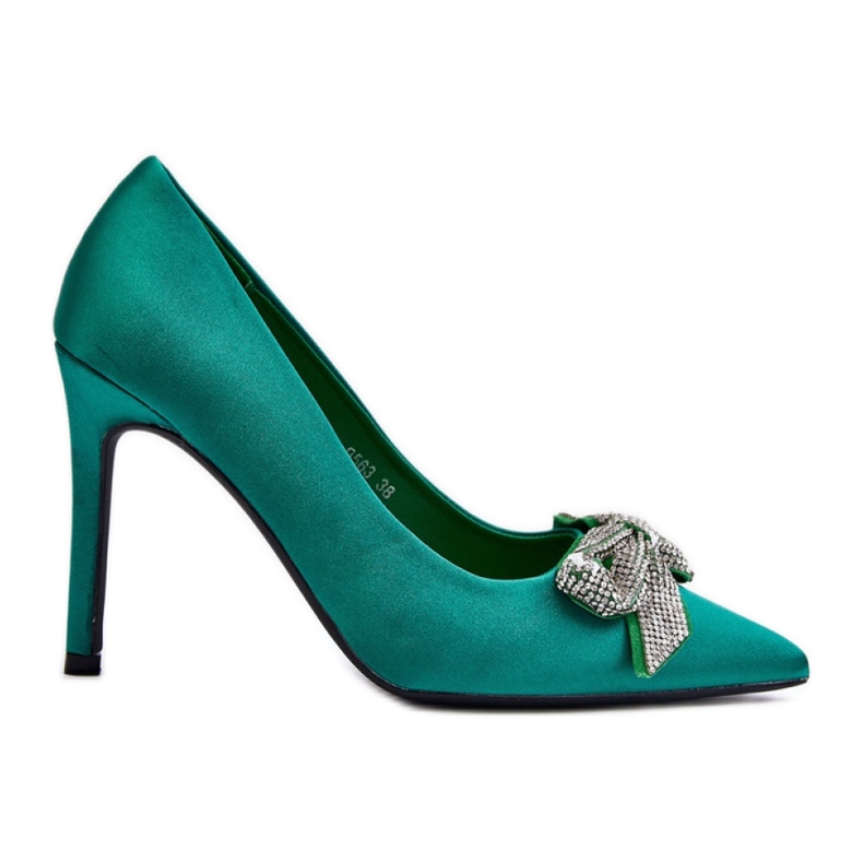 Step in style Visoke potpetice Model Fairine 9563 Green - Zakoračite sa stilom zelena