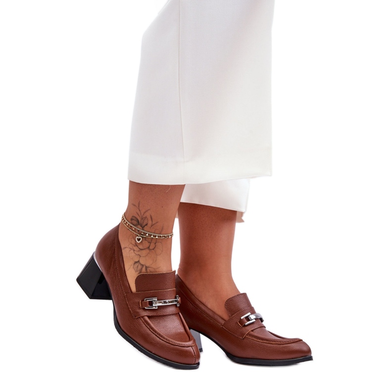 Step in style Cipele Model Damira 20111 Smeđe - Zakoračite sa stilom smeđa