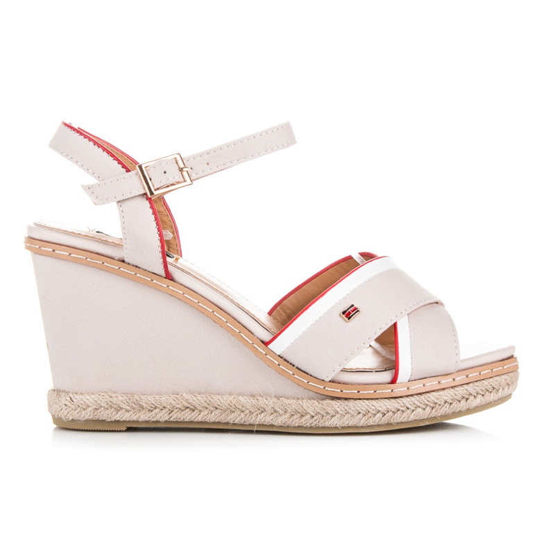 Vices Ženske sandale na štikle smeđa