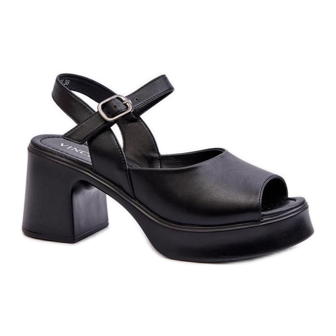 Step in style Sandale Model Vinceza 66627 Black - Zakoračite sa stilom crno
