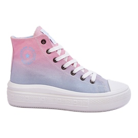 Step in style Tenisice Model Big Star LL274A191 Pink/Blue - Zakoračite sa stilom višebojan
