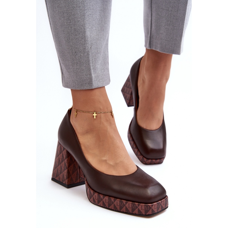 Step in style Cipele Model Laura Messi 259/236-820 Smeđe - Zakoračite sa stilom smeđa