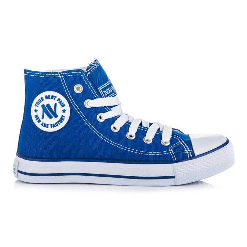 New Age Vezane visoke tenisice plava