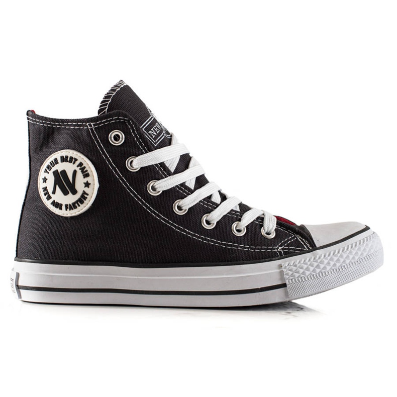 New Age Vezane visoke tenisice siva