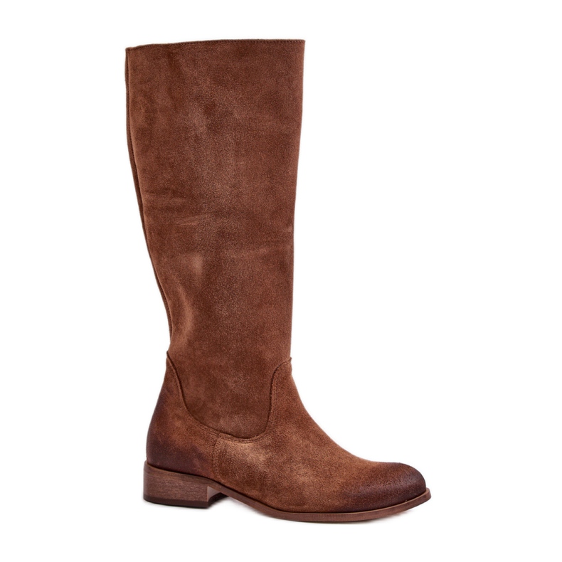 Step in style Čizme Model Lewski 3616 Brown Suede - Zakoračite sa stilom smeđa