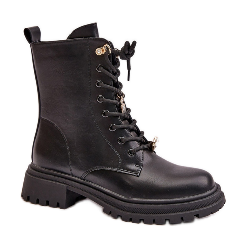 Ženske torbe s crnim iglama crno