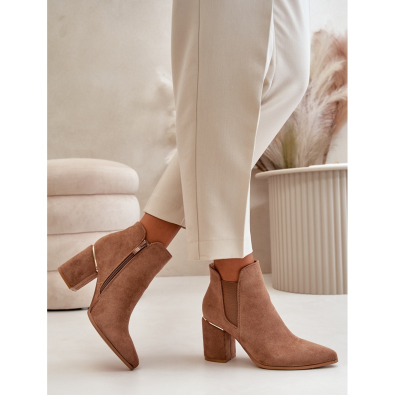Step in style Čizme Model Daivine YY-27 Brown - Korak sa stilom smeđa