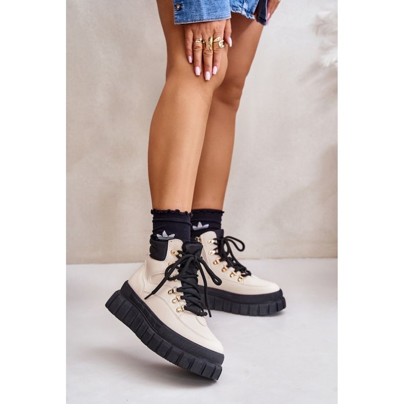 Step in style Čizme Model Jelenia J74779 Bež - Zakoračite sa stilom