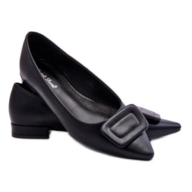 Klasične balerinke s ukrasom crna