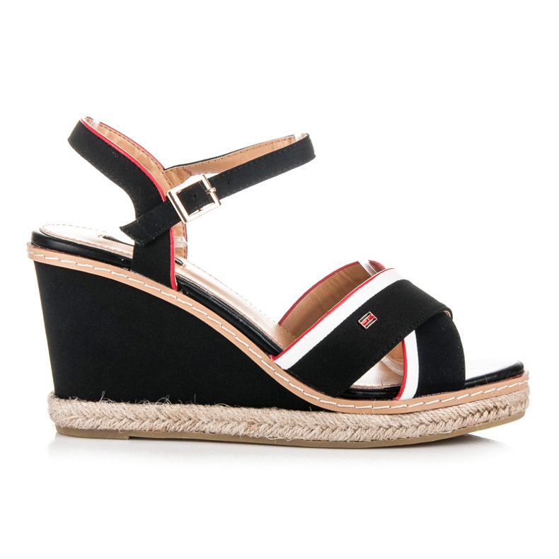 Vices Ženske sandale na štikle crno