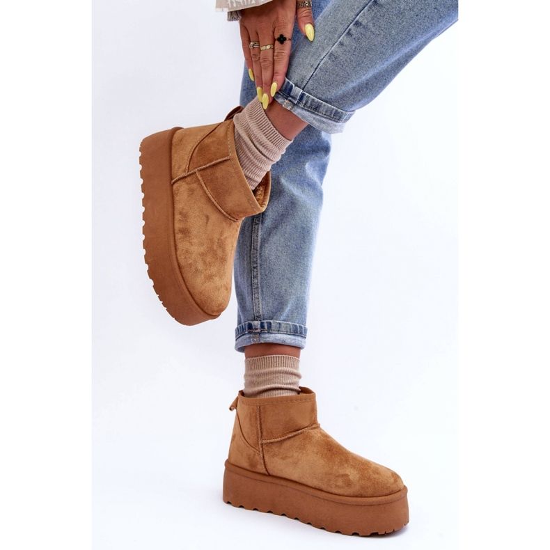 Step in style Čizme za snijeg Model Corcoran 2818 Brown - Zakoračite sa stilom smeđa