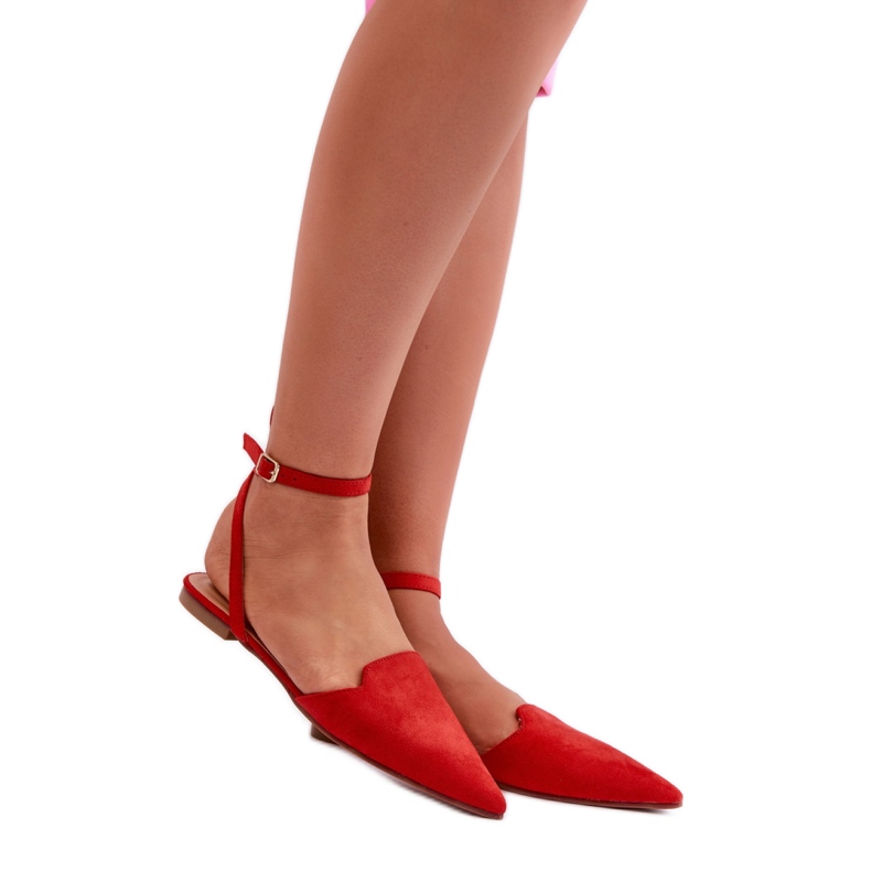 Step in style Balerinke Model Ellesara JH265 Red - Zakoračite sa stilom crvena