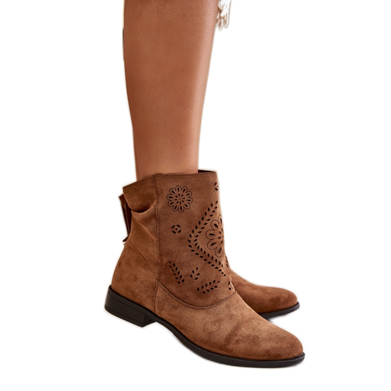 Step in style Čizme Model Irinette MAM65-106 Smeđe - Zakoračite sa stilom smeđa