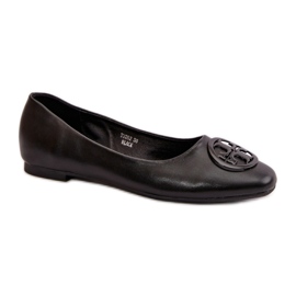 Step in style Balerinke Model Rhodike TU252 Black - Zakoračite sa stilom crna