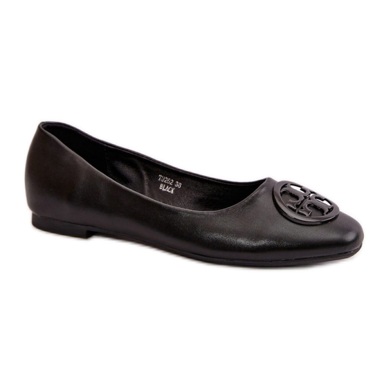 Step in style Balerinke Model Rhodike TU252 Black - Zakoračite sa stilom crno