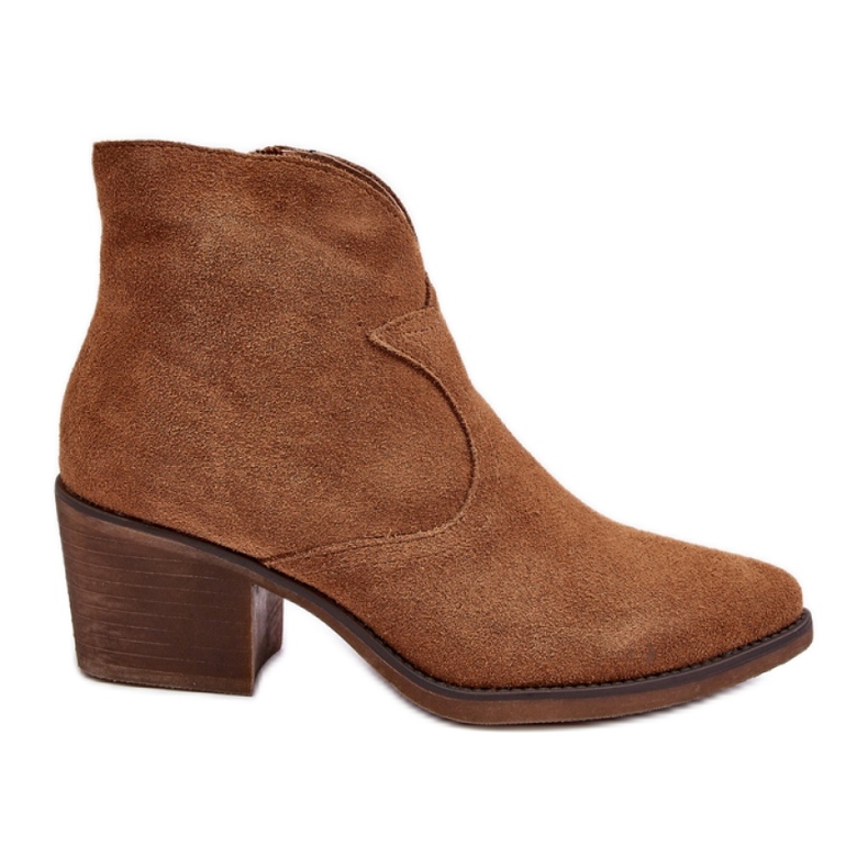 Step in style Čizme Model Da SN622-29 Camel Suede - Zakoračite sa stilom smeđa