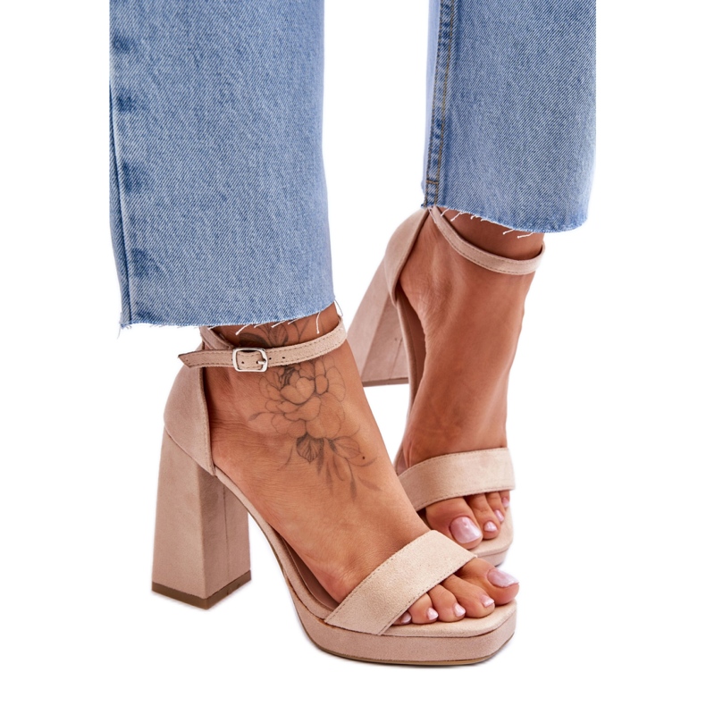 Step in style Sandale Model Merila LC-29 Bež - Zakoračite sa stilom