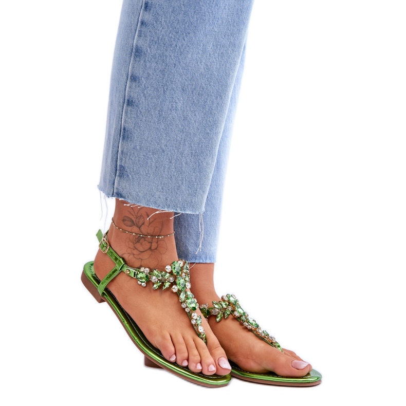 Step in style Sandale Model Lenisa H8-291 Green - Zakoračite sa stilom zelena