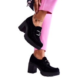 Step in style Cipele Model Harmell 20097 Black Suede - Zakoračite sa stilom crna