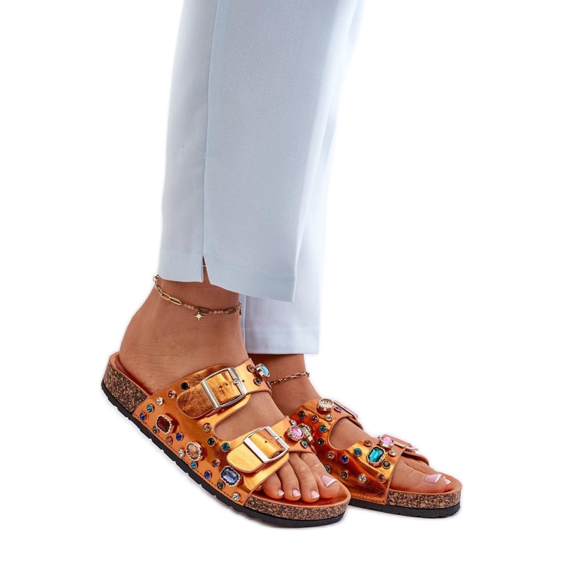 Step in style Japanke za sandale Model S.Barski MY121 Narančasta - Zakoračite sa stilom