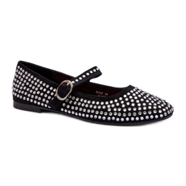 Step in style Balerinke Model Tinara T613P Black - Zakoračite sa stilom crna