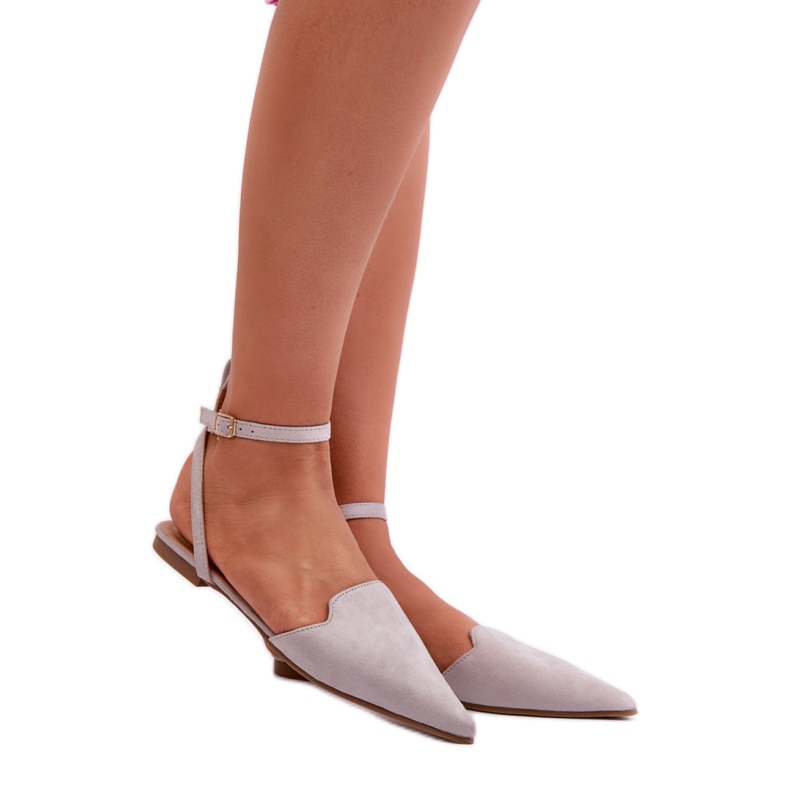 Step in style Balerinke Model Ellesara JH257P Siva - Zakoračite sa stilom