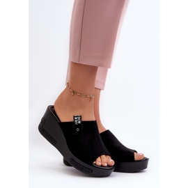 Step in style Japanke za sandale Model Vleni 58291 Crna - Koračite sa stilom crno