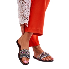 Step in style Japanke za sandale Model Bellisa CK270P crne - Zakoračite sa stilom crna