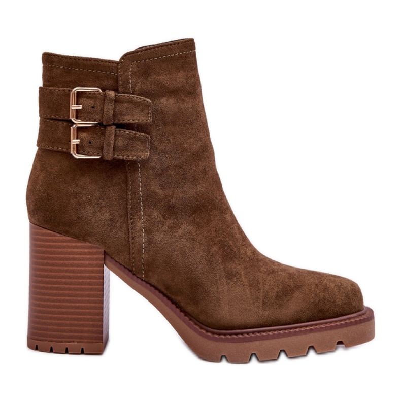 Step in style Čizme Model Makeline H8-526 Olive Suede - Zakoračite sa stilom zelena