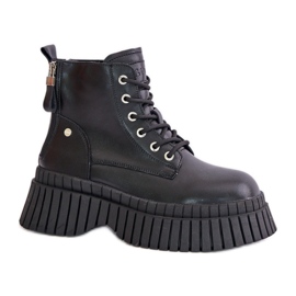 Step in style Trappers Model Goe OO2N4126 Black - Koračite sa stilom crna