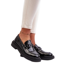 Step in style Mokasine Model Keelana 24PB18-6886 Crni lak - Korak sa stilom crna