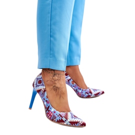 Step in style Visoke potpetice Model Cipele Lewski 2659 Plavo/Crveno - Zakoračite sa stilom višebojan