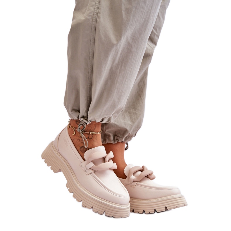 Step in style Mokasine Model Big Star LL274581 Bež - Zakoračite sa stilom