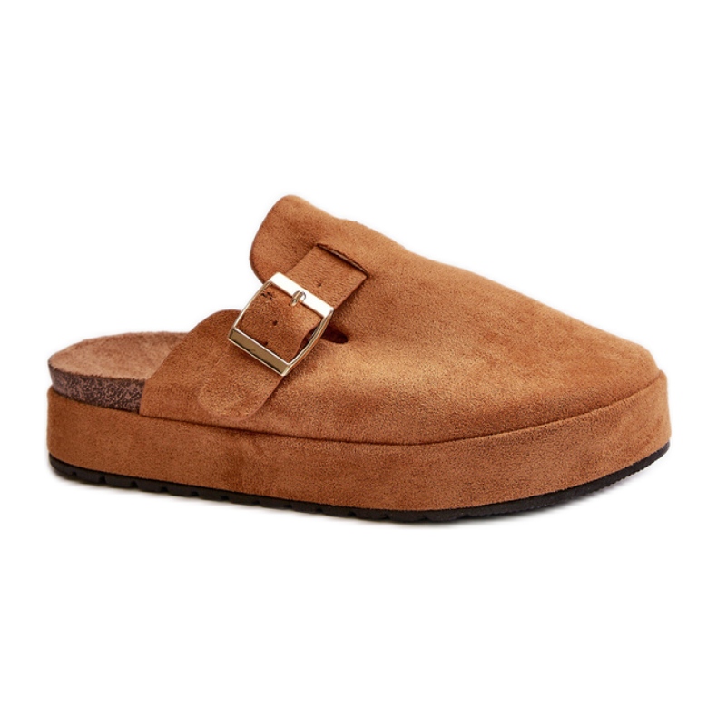 Step in style Papuče Model Terilain TL8-123 Camel - Zakoračite sa stilom smeđa