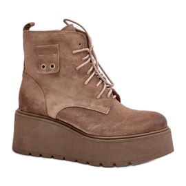 Step in style Čizme Model Zazoo 60499 Bež - Zakoračite sa stilom