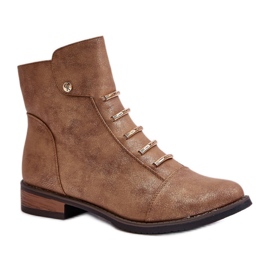 Step in style Čizme Model Labise ASA62-16 Gold - Zakoračite sa stilom žuta boja