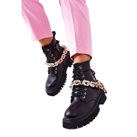 Step in style Čizme Model Grail 8533 Black - Zakoračite sa stilom crno