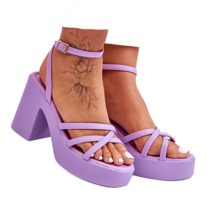 Step in style Sandale Model Shemira 78-130 Violet - Zakoračite sa stilom ljubičasta