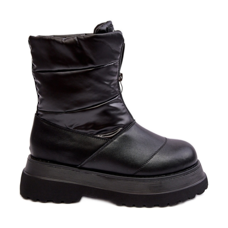 Step in style Čizme za snijeg Model Goe MM2N4078 Black - Zakoračite sa stilom crno