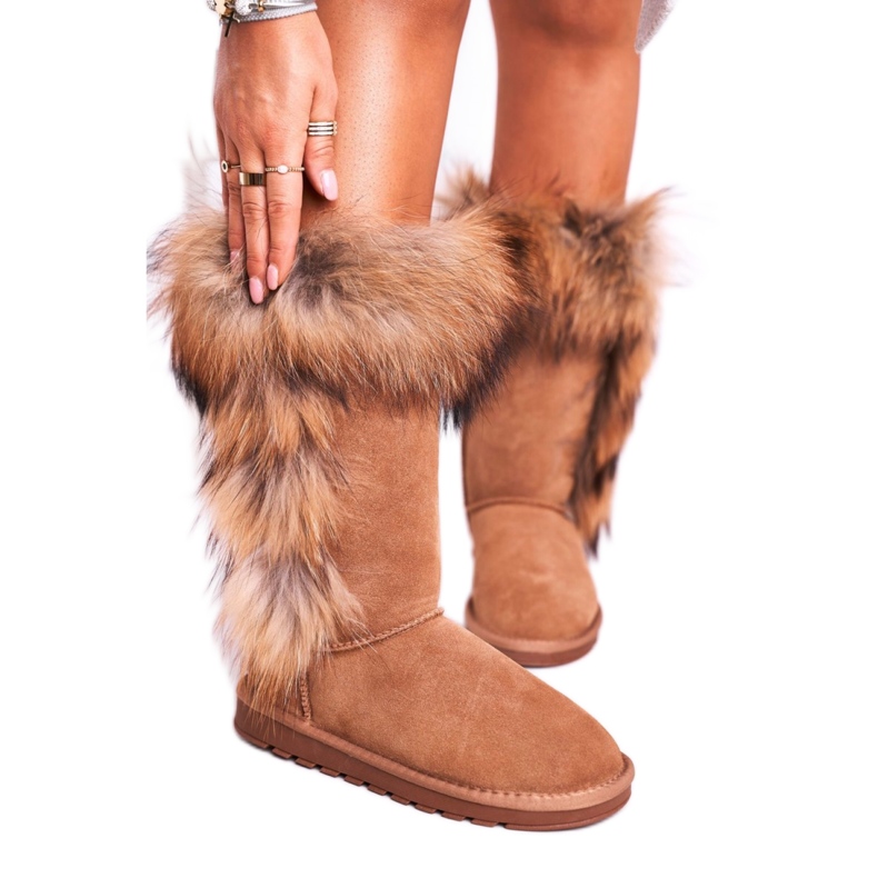 Step in style Čizme za snijeg Model Balvin W19112 Brown - Zakoračite sa stilom bež