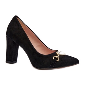 Step in style Cipele Model Zazoo 2453/OS Black Suede - Zakoračite sa stilom crna