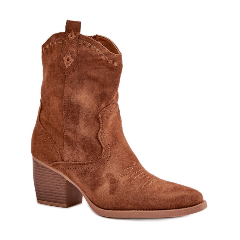 Step in style Čizme Model Narinae CHC359 Camel - Zakoračite sa stilom smeđa