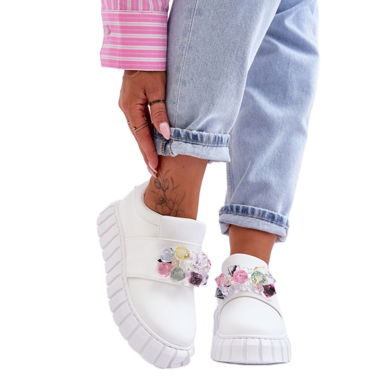 Step in style Sportske cipele Model Desire NB615 Bijela - Zakoračite sa stilom