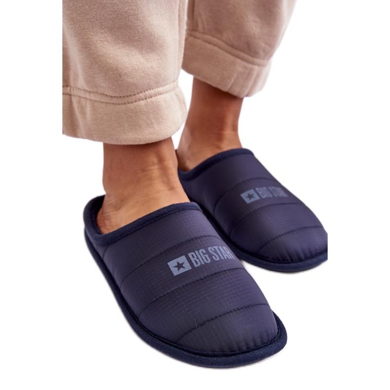 Step in style Papuče Model Big Star KK274601 Navy - Zakoračite sa stilom