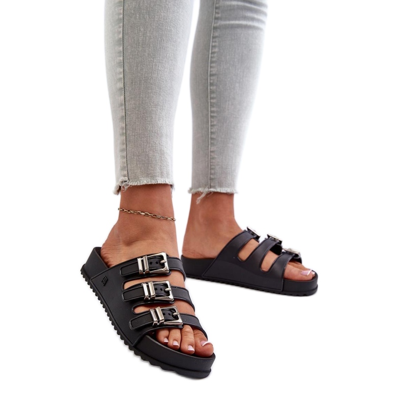 Step in style Japanke za sandale Model Zaxy NN2850099 Crna - Zakoračite sa stilom crno