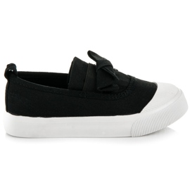 L&H Slip-on tenisice s lukom crna