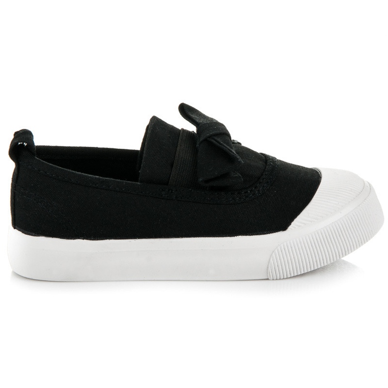 L&H Slip-on tenisice s lukom crno