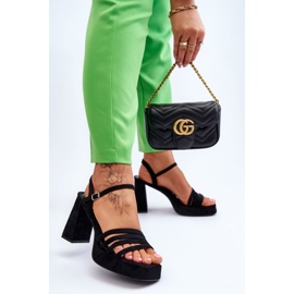 Step in style Sandale Model Verda ZY222 Black - Zakoračite sa stilom crna